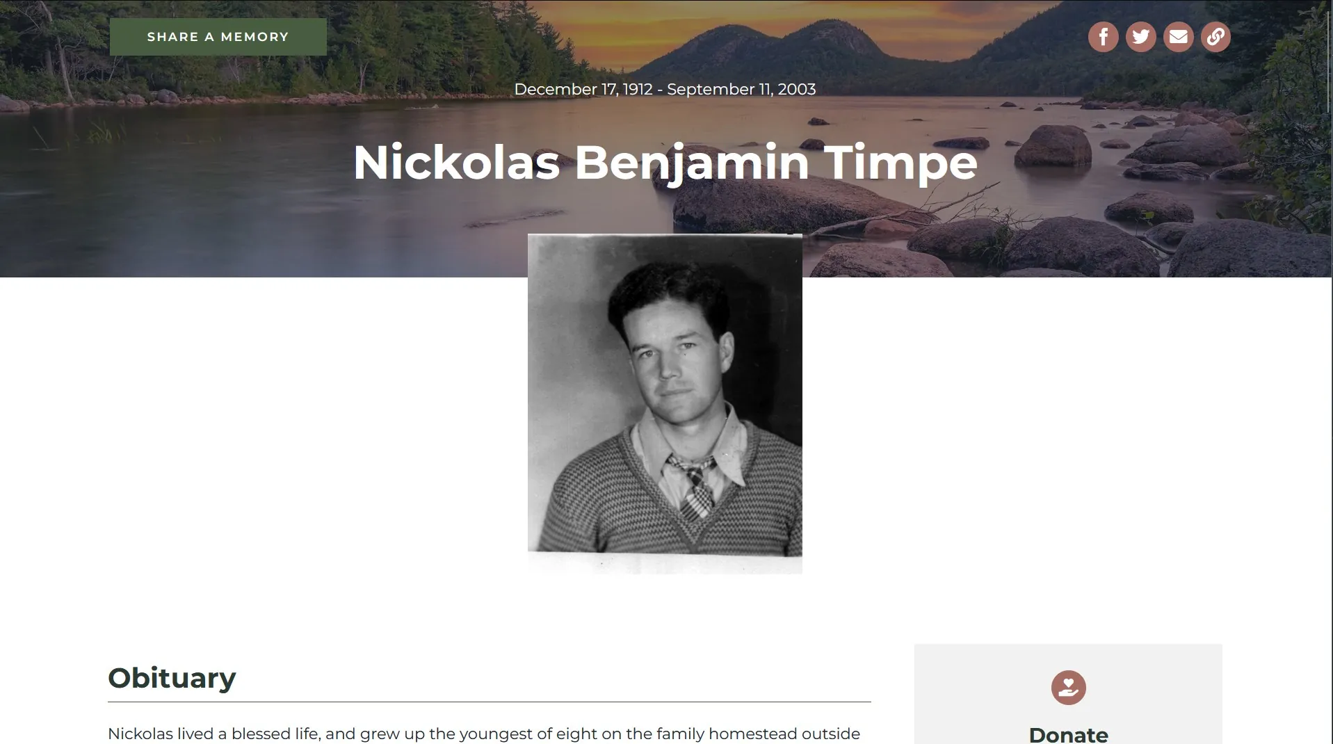 remember-my-journey-timpe-profile Remember My Journey allows you to publish your cemetery history and memorials online.